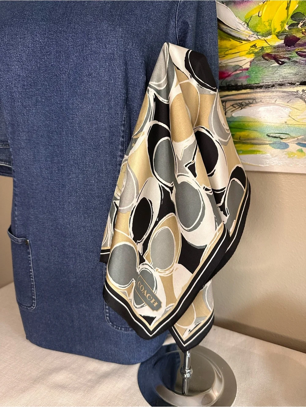 Coach elegant silk